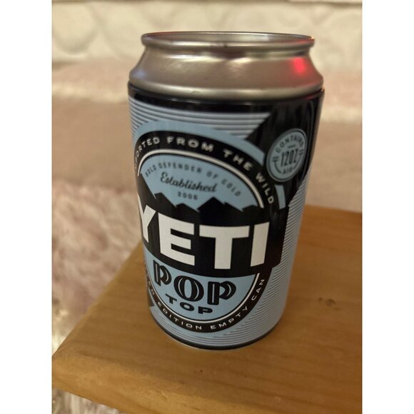 Yeti Pop Top Limited Edition Empty Storage Cans Stash Hidden Set of 2 - Picture 14 of 16